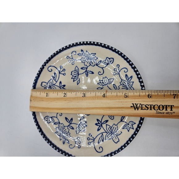 Temptations by tara Floral Lace Footed Mug and Saucer Blue and White‎ - Picture 8 of 9